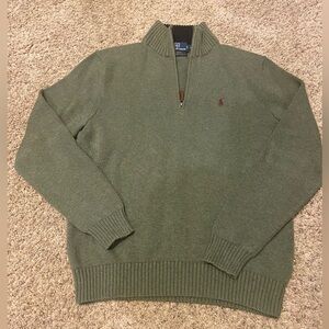 Polo Ralph Lauren Men’s Quarter Zip Sweater Medium